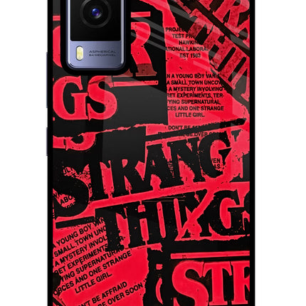 Ordinary Things Vivo V21E 5G Glass Case Back Cover by Casekaro