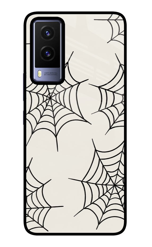 Spider Web Vivo V21E 5G Glass Case