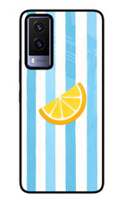 Summer Lemon Vivo V21E 5G Glass Case