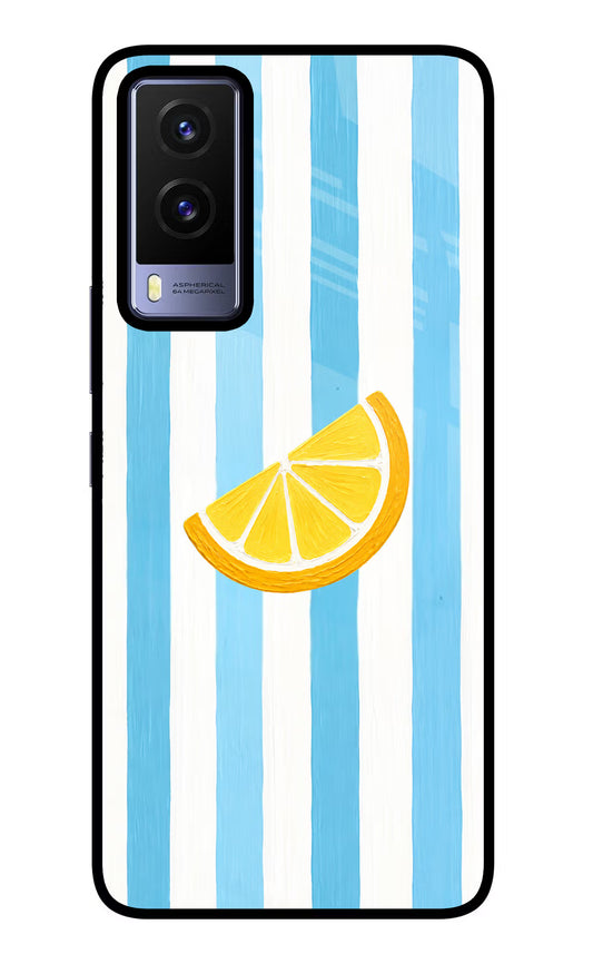 Summer Lemon Vivo V21E 5G Glass Case
