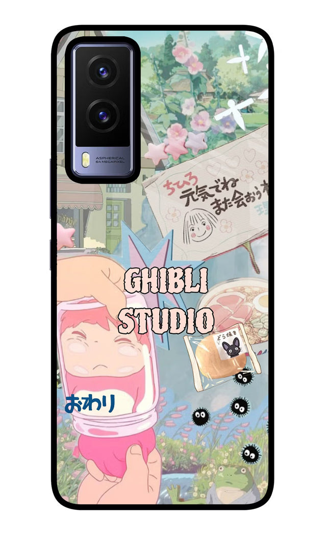 Studio Ghibli Vivo V21E 5G Glass Case