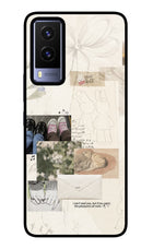 Soft Aesthetic Vivo V21E 5G Glass Case