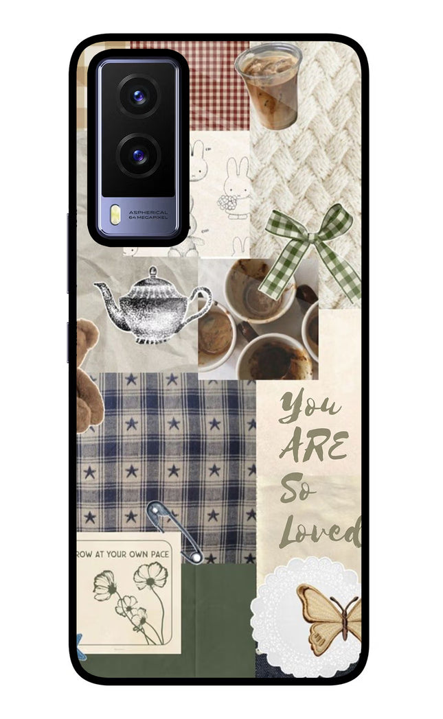 Cookie Vivo V21E 5G Glass Case
