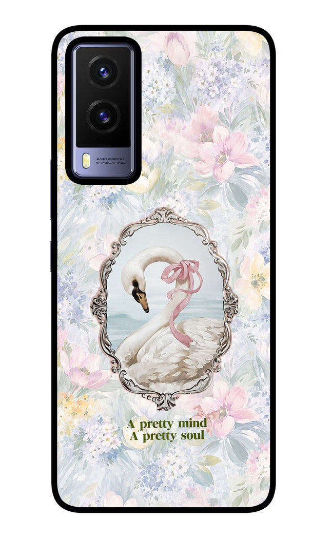 Pretty Mind Pretty Soul Vivo V21E 5G Glass Case