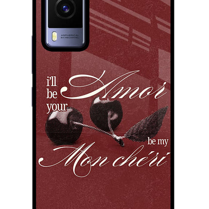 Velvet Cherry Vivo V21E 5G Glass Case