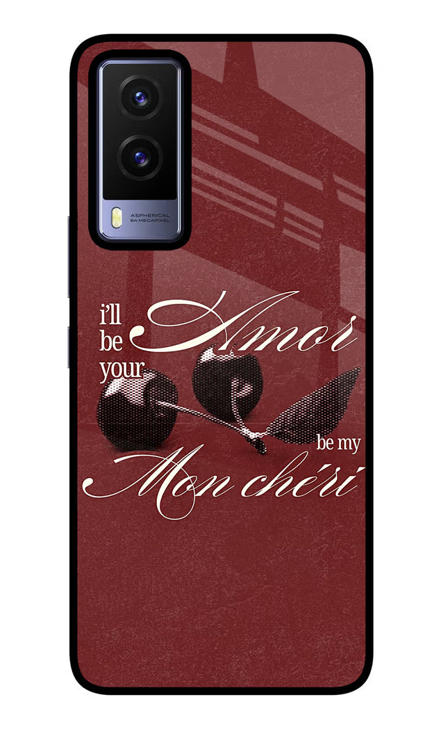 Velvet Cherry Vivo V21E 5G Glass Case