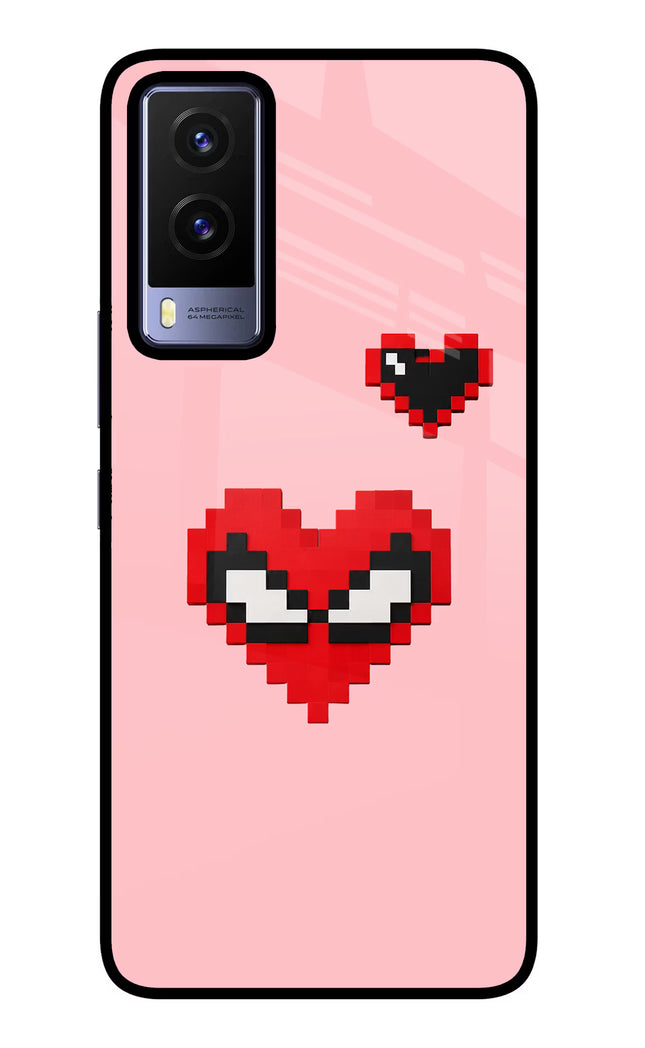 Gwen Heart Vivo V21E 5G Glass Case