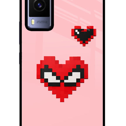 Gwen Heart Vivo V21E 5G Glass Case Back Cover by Casekaro