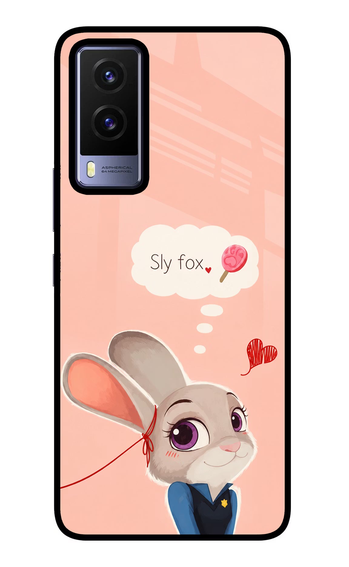 Judy Charm Vivo V21E 5G Glass Case