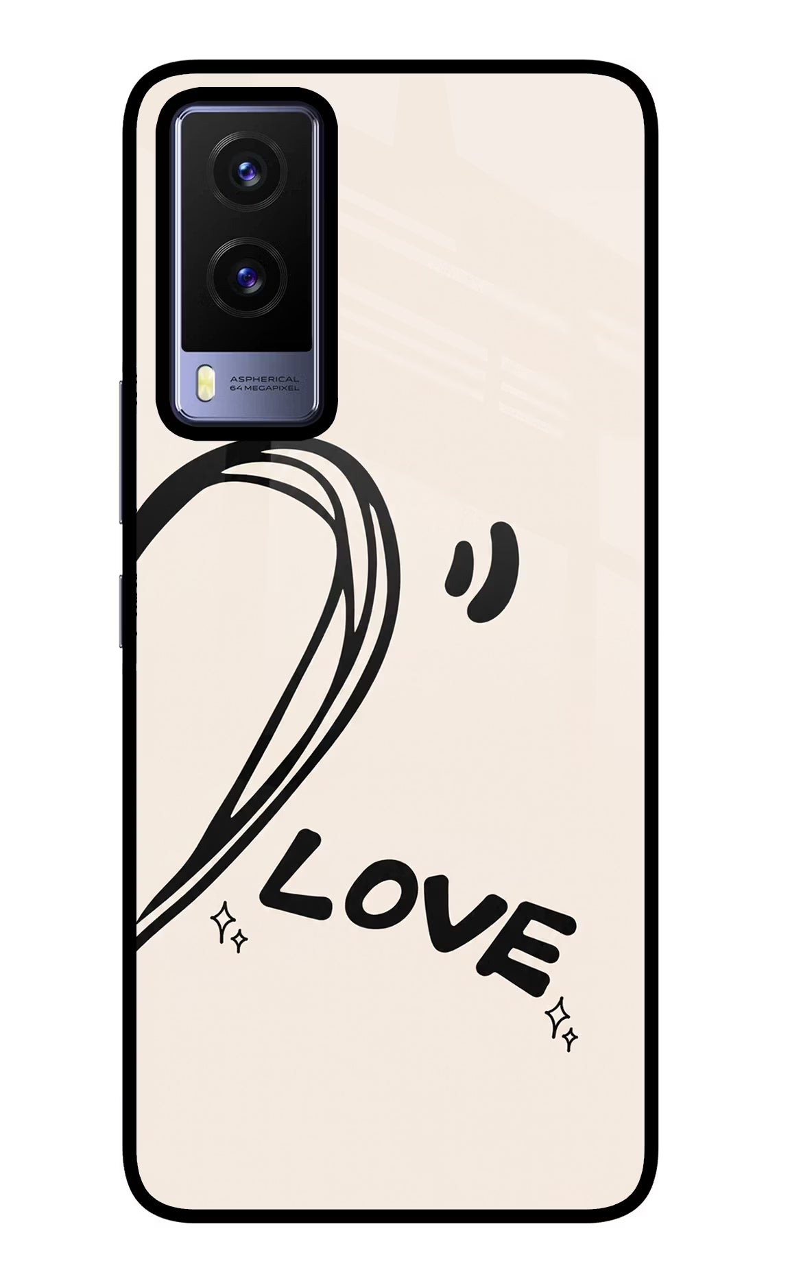 Soul Line Vivo V21E 5G Glass Case