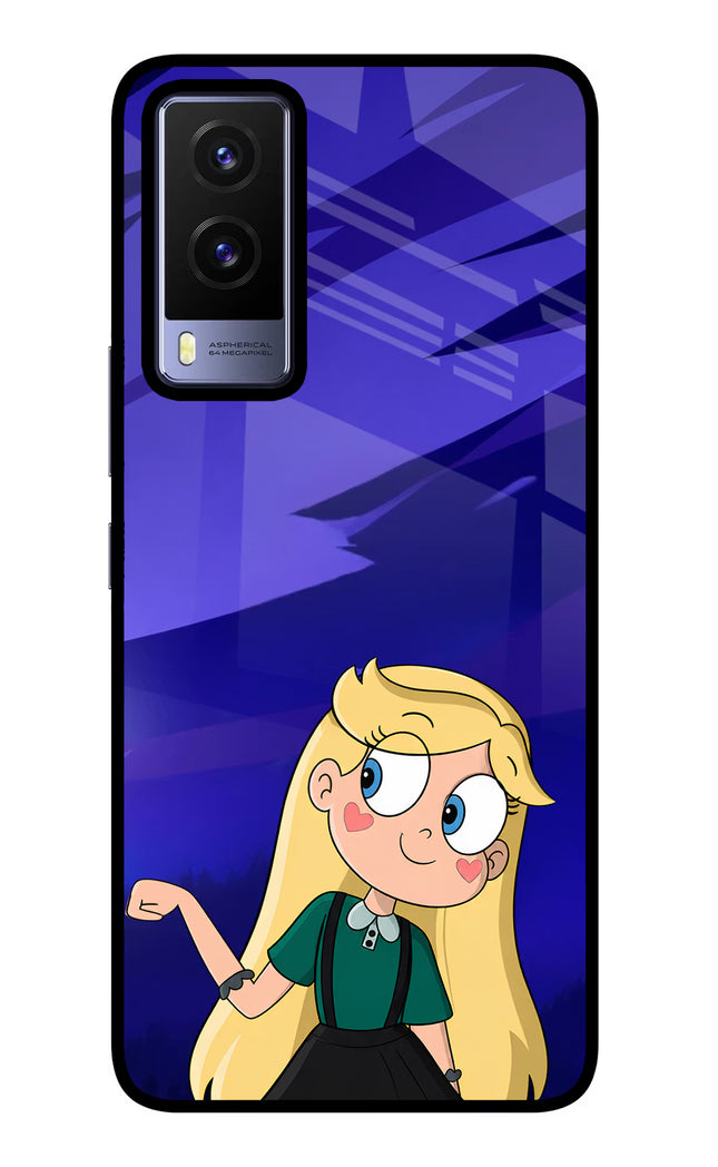 Star Glow Vivo V21E 5G Glass Case