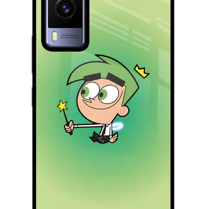 Cosmo Magic Vivo V21E 5G Glass Case Back Cover by Casekaro