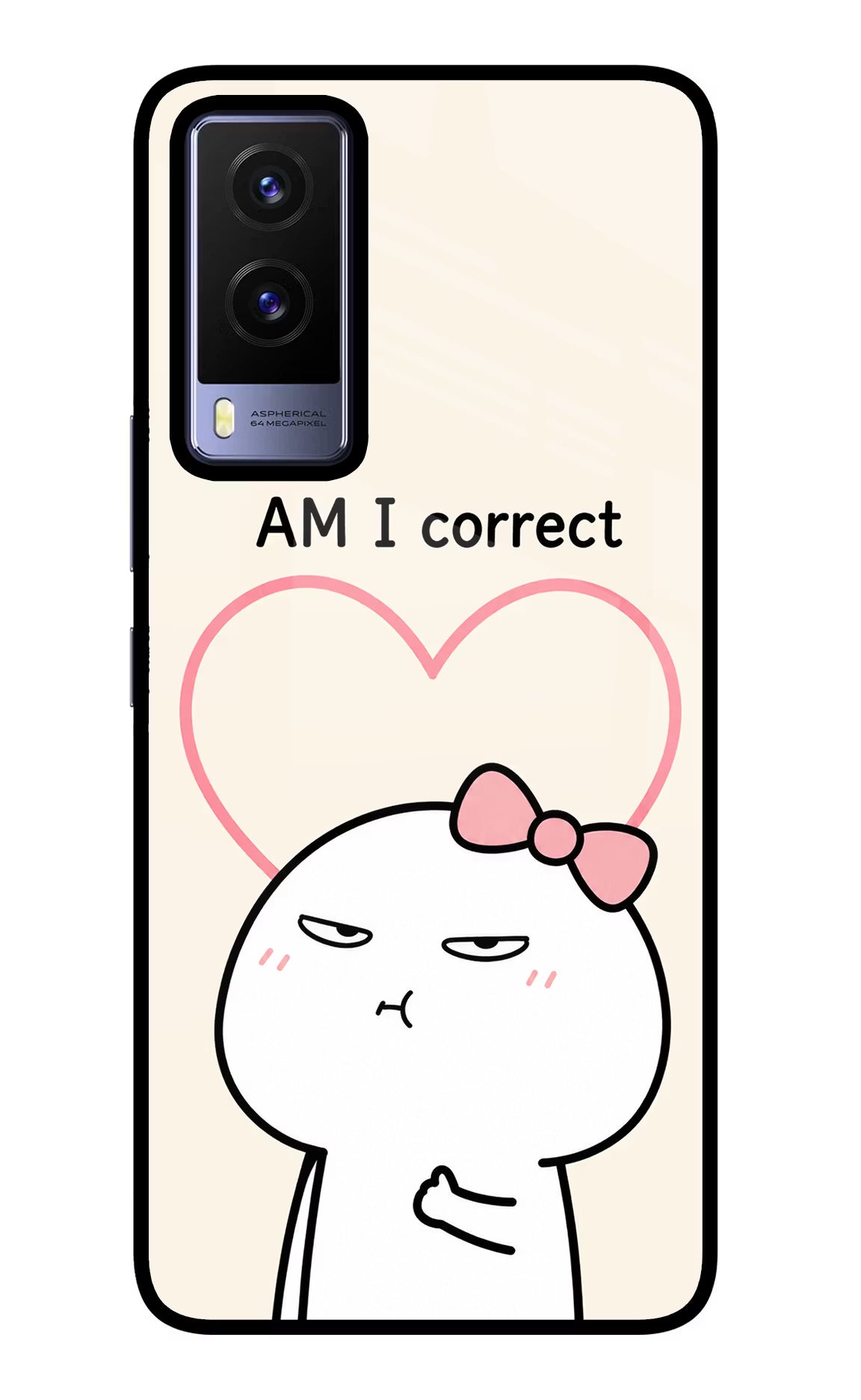 Always Right Vivo V21E 5G Glass Case