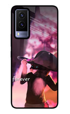 Forever Cat Vivo V21E 5G Glass Case