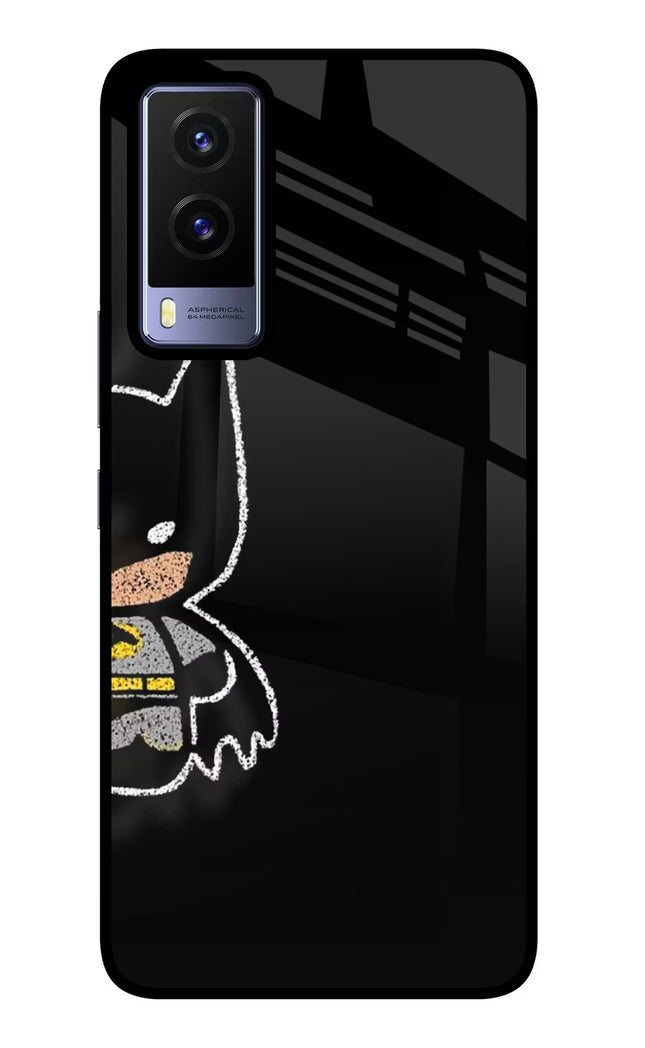 Bat Kitty Vivo V21E 5G Glass Case
