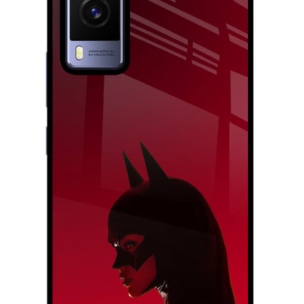 Night Thief Vivo V21E 5G Glass Case Back Cover by Casekaro