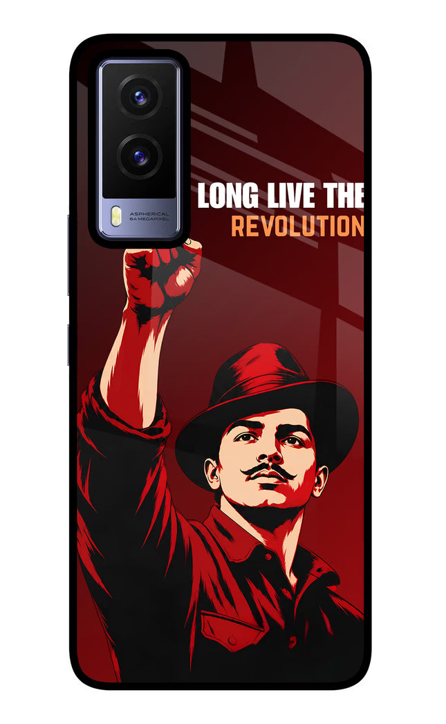 Bhagat Singh Revolution Vivo V21E 5G Glass Case
