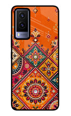 Kutch Glow Vivo V21E 5G Glass Case