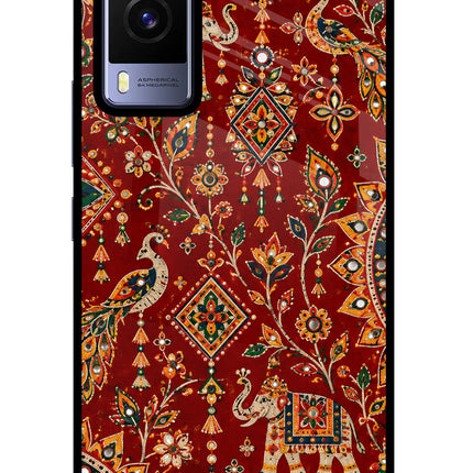 Laal Riwaaz Vivo V21E 5G Glass Case