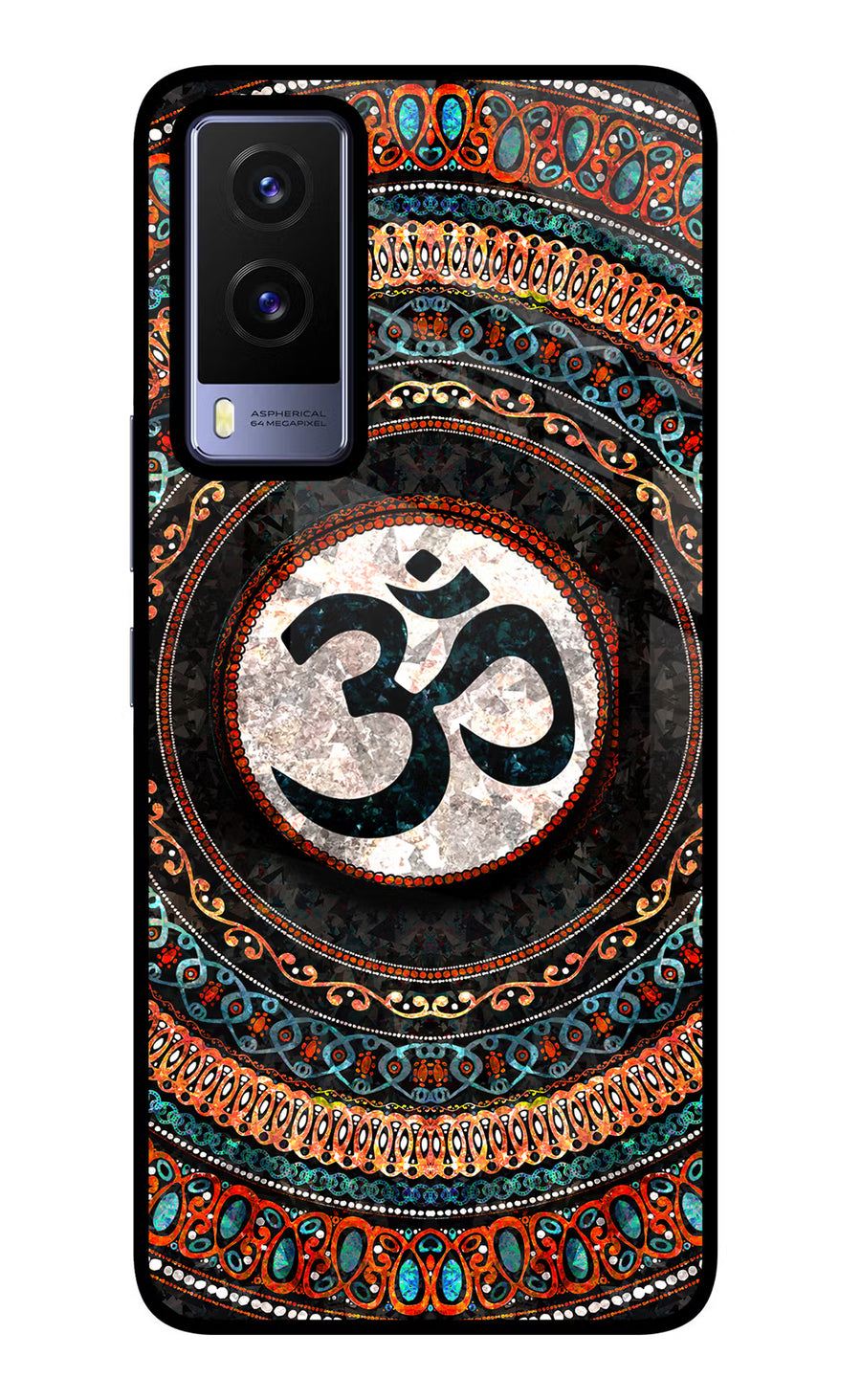 Om Culture Vivo V21E 5G Pop Case, Glass case