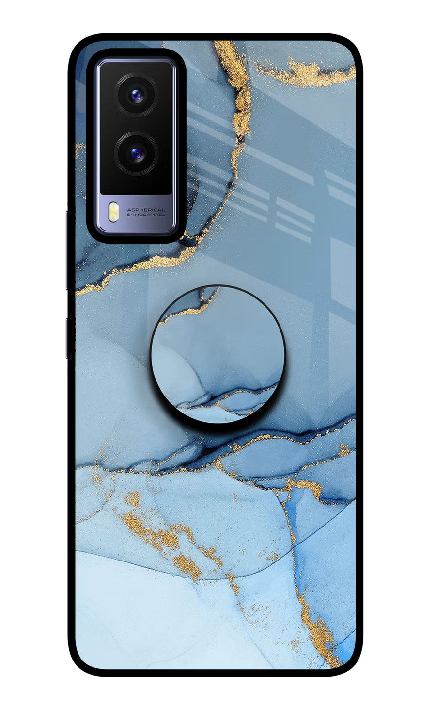 Blue Marble Vivo V21E 5G Pop Case, Glass case