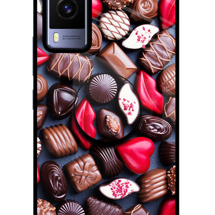 Chocolates Vivo V21E 5G Pop Case by Casekaro