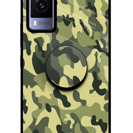 Camouflage Vivo V21E 5G Pop Case by Casekaro