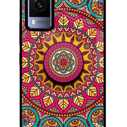 Mandala Vivo V21E 5G Pop Case by Casekaro