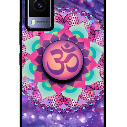 Om Purple Vivo V21E 5G Pop Case by Casekaro