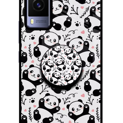 Cute Panda Vivo V21E 5G Pop Case by Casekaro