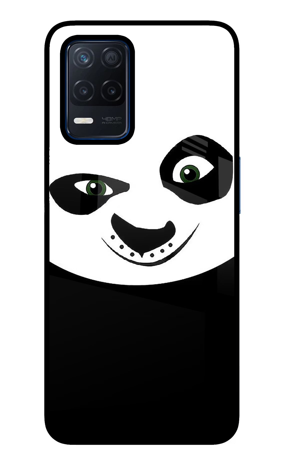 Panda Realme Narzo 30 5G Glass Case Back Cover by Casekaro