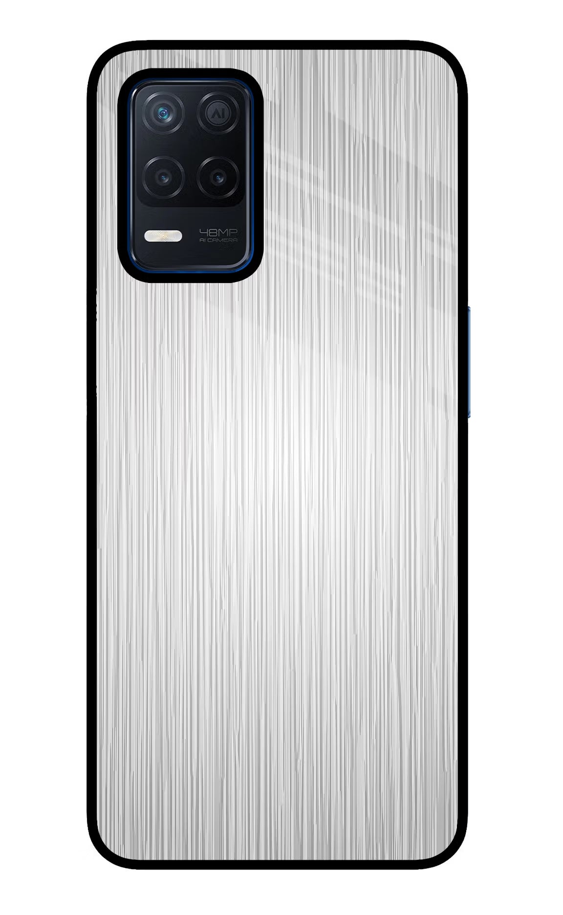 Wooden Grey Texture Realme Narzo 30 5G Glass Case Back Cover by Casekaro