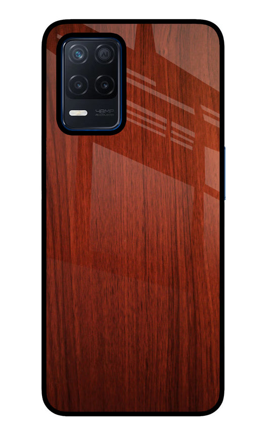 Wooden Plain Pattern Realme Narzo 30 5G Glass Case