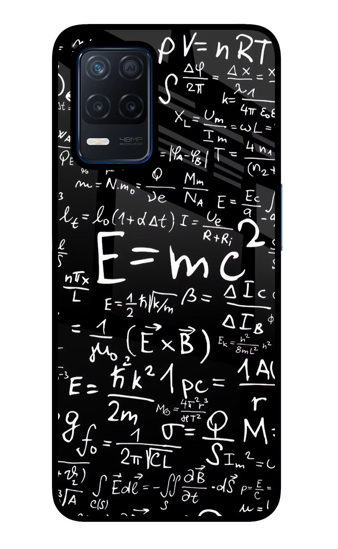 Physics Formula Realme Narzo 30 5G Glass Case Back Cover by Casekaro