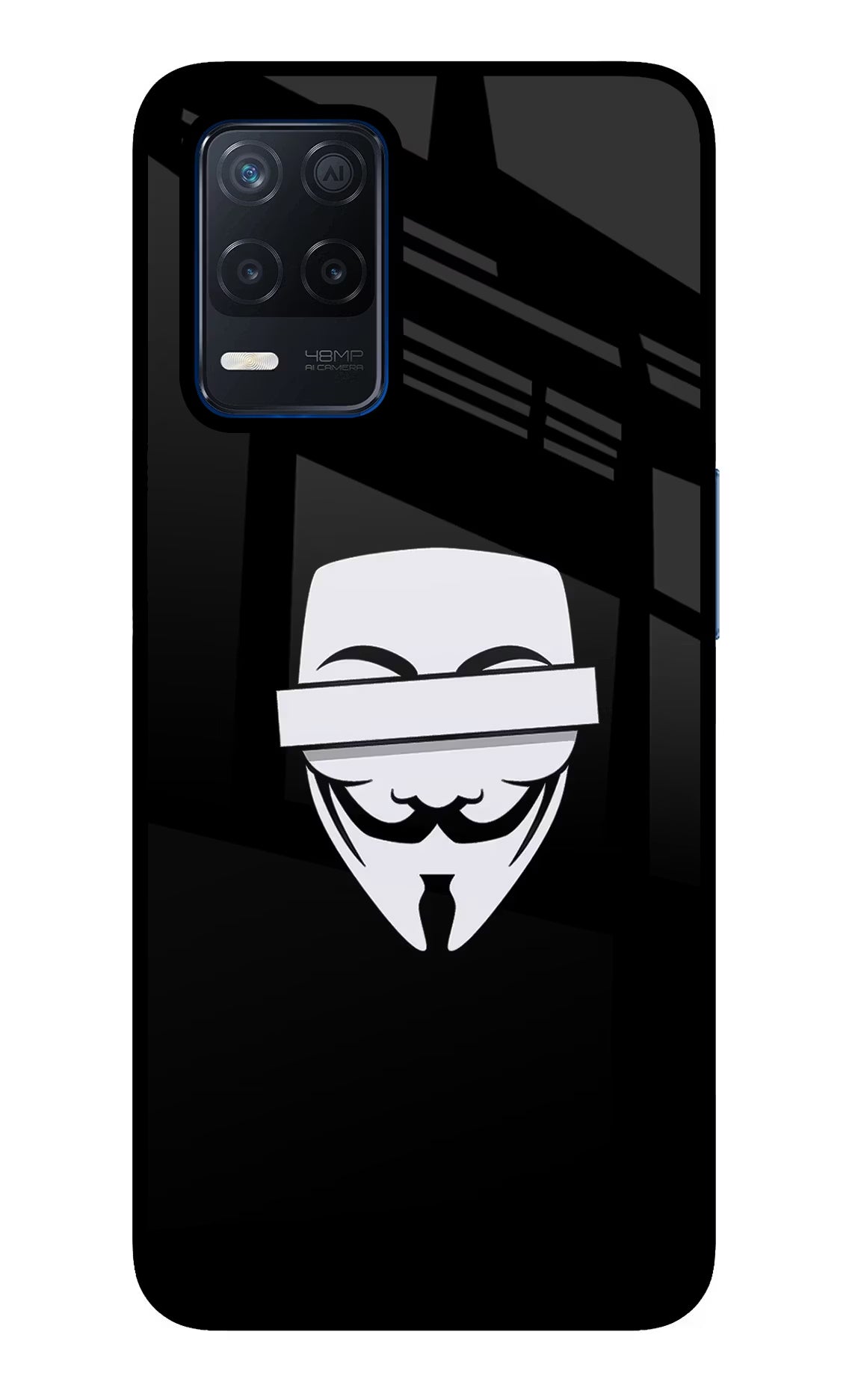 Anonymous Face Realme Narzo 30 5G Glass Case