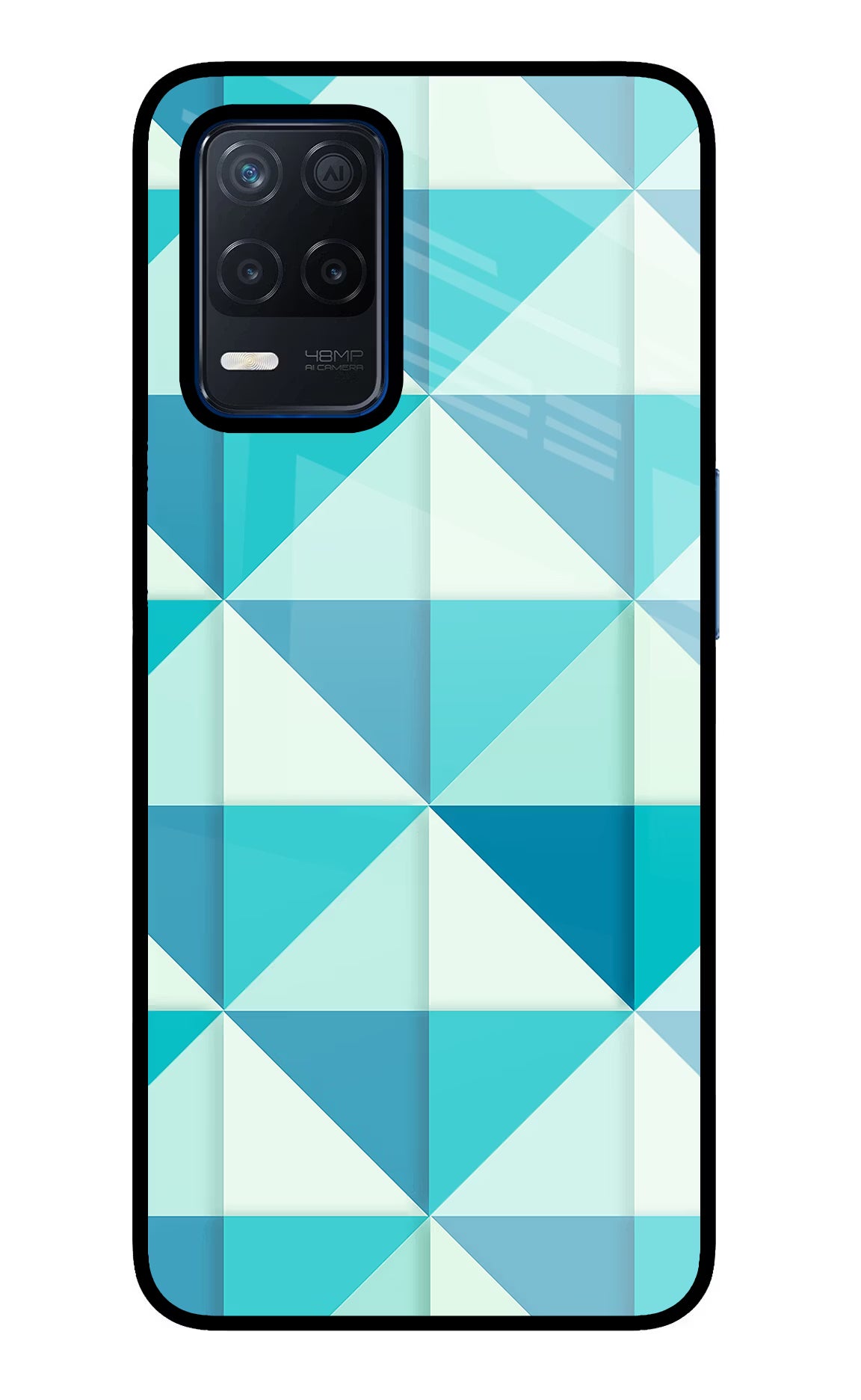 Abstract Realme Narzo 30 5G Glass Case Back Cover by Casekaro