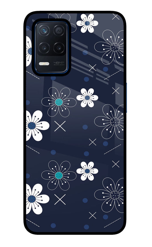 Flowers Realme Narzo 30 5G Glass Case