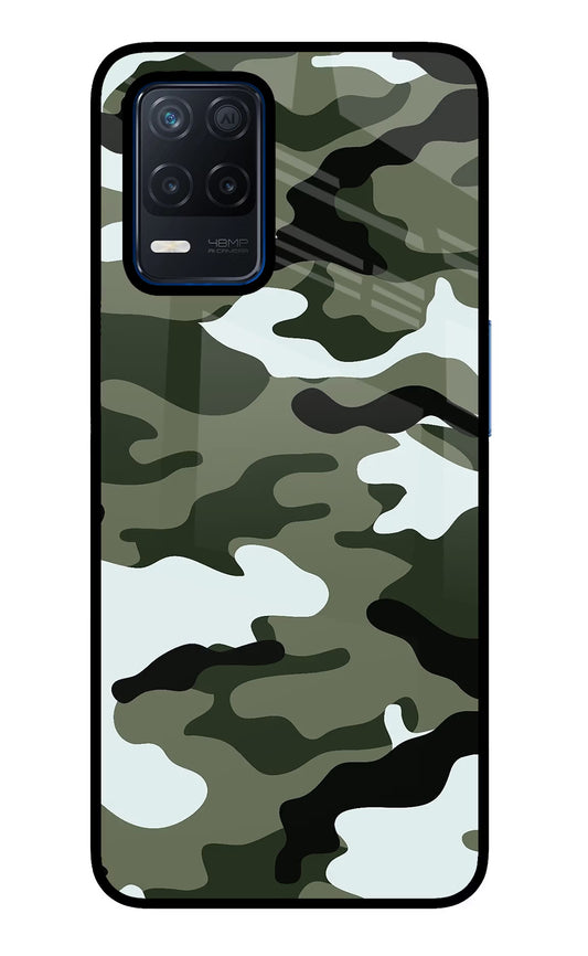 Camouflage Realme Narzo 30 5G Glass Case