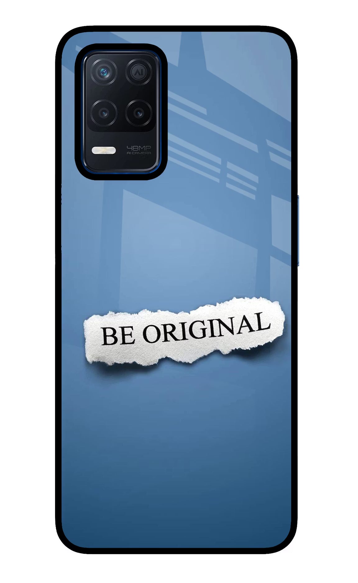 Be Original Realme Narzo 30 5G Glass Case Back Cover by Casekaro