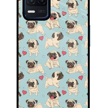 Pug Dog Realme Narzo 30 5G Glass Case