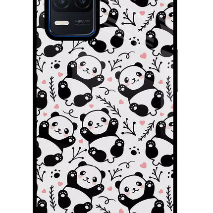 Cute Panda Realme Narzo 30 5G Glass Case