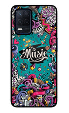 Music Graffiti Realme Narzo 30 5G Glass Case