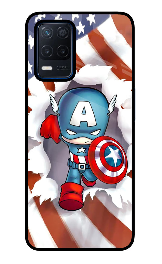 Captain America Realme Narzo 30 5G Glass Case