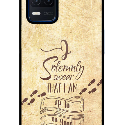 I Solemnly swear that i up to no good Realme Narzo 30 5G Glass Case