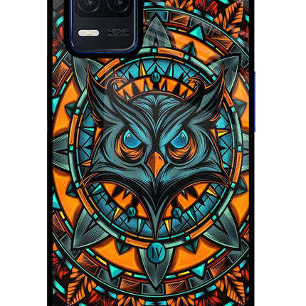 Angry Owl Art Realme Narzo 30 5G Glass Case