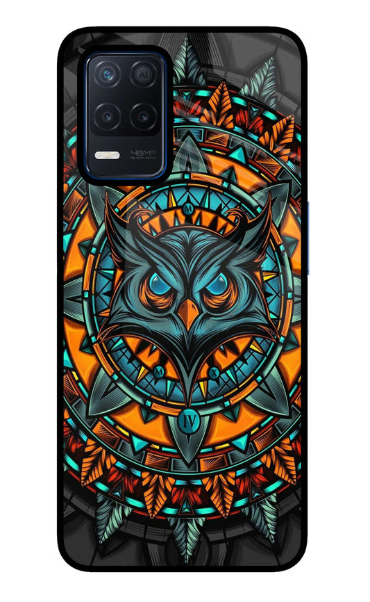 Angry Owl Art Realme Narzo 30 5G Glass Case