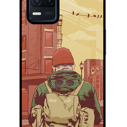 Adventurous Realme Narzo 30 5G Glass Case