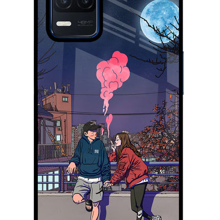 Chilling Couple Realme Narzo 30 5G Glass Case