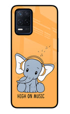 High On Music Realme Narzo 30 5G Glass Case