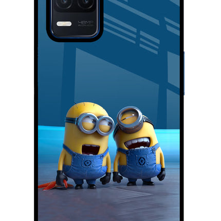 Minion Laughing Realme Narzo 30 5G Glass Case